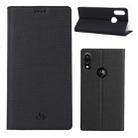 For Motorola Moto E (2020) ViLi Shockproof TPU + PU Horizontal Flip Protective Case with Card Slot & Holder(Black) - 1