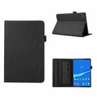 For Lenovo Tab M10 Plus Lucky Bamboo Pattern Leather Tablet Case(Black) - 1