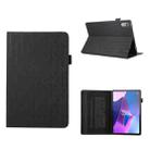 For Lenovo Tab P11 Pro Lucky Bamboo Pattern Leather Tablet Case(Black) - 1