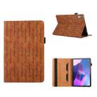 For Lenovo Tab P11 Pro Lucky Bamboo Pattern Leather Tablet Case(Brown) - 1