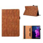 For Lenovo Tab P11 Lucky Bamboo Pattern Leather Tablet Case(Brown) - 1