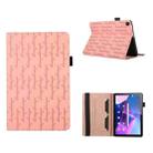 For Lenovo Tab M10 3rd Gen Lucky Bamboo Pattern Leather Tablet Case(Pink) - 1