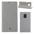 For Xiaomi Redmi Note 9 Pro / Note 9S / Note 9 Pro Max ViLi Shockproof TPU + PU Horizontal Flip Protective Case with Card Slot & Holder(Grey) - 1