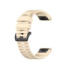 For Garmin Epix Pro 47mm Sports Silicone Watch Band(Beige) - 1
