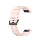 For Garmin  Instinct 2 Solar Sports Silicone Watch Band(Light Pink) - 1