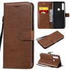 For Motorola Moto G Power Solid Color Horizontal Flip Protective Leather Case with Holder & Card Slots & Wallet & Lanyard(Brown) - 1