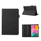 For Samsung Galaxy Tab A 10.1 2019 T510 Lucky Bamboo Pattern Leather Tablet Case(Black) - 1