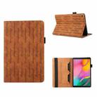 For Samsung Galaxy Tab A 10.1 2019 T510 Lucky Bamboo Pattern Leather Tablet Case(Brown) - 1
