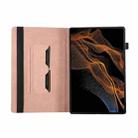 For Samsung Galaxy Tab S8 Ultra Lucky Bamboo Pattern Leather Tablet Case(Pink) - 5