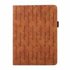 For Samsung Galaxy Tab S8 Ultra Lucky Bamboo Pattern Leather Tablet Case(Brown) - 2