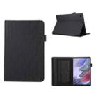 For Samsung Galaxy Tab A7 10.4 Lucky Bamboo Pattern Leather Tablet Case(Black) - 1