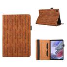 For Samsung Galaxy Tab A7 10.4 Lucky Bamboo Pattern Leather Tablet Case(Brown) - 1