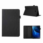 For Samsung Galaxy Tab A 10.1 T580 Lucky Bamboo Pattern Leather Tablet Case(Black) - 1