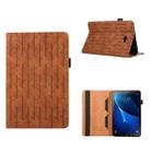 For Samsung Galaxy Tab A 10.1 T580 Lucky Bamboo Pattern Leather Tablet Case(Brown) - 1