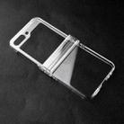 For Samsung Galaxy Z Flip5 3 in 1 PC Transparent Shockproof Protective Phone Case(Transparent) - 2