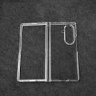 For Samsung Galaxy Z Fold7 3 in 1 PC Transparent Shockproof Protective Phone Case(Transparent) - 3
