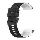 For Garmin Epix Pro 47mm Sports Mixing Color Silicone Watch Band(Black+White) - 1