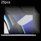 For MacBook Pro 14.2 inch A2442/A2779 25pcs 9H Laptop Screen Explosion-proof Tempered Glass Protective Film - 1