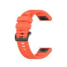 For Garmin Instinct 2X Solar Sports Silicone Watch Band(Coral Red) - 1