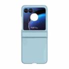 For Motorola Razr 40 Ultra Skin Feel PC Phone Case with Hinge(Sky Blue) - 1