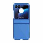 For Motorola Razr 40 Ultra Skin Feel PC Phone Case with Hinge(Blue) - 1