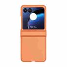 For Motorola Razr 40 Ultra Skin Feel PC Phone Case with Hinge(Orange) - 1