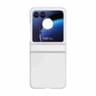 For Motorola Razr 40 Ultra Skin Feel PC Phone Case with Hinge(White) - 1