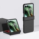For Motorola Razr 60 Ultra 3 in 1 Skin Feel PC Phone Case(Black) - 1