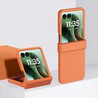 For Motorola Razr 60 Ultra 3 in 1 Skin Feel PC Phone Case(Orange) - 1