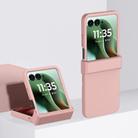 For Motorola Razr 60 Ultra 3 in 1 Skin Feel PC Phone Case(Pink) - 1