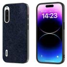 For Sony Xperia 10 IV ABEEL Retro Litchi Texture PU Phone Case(Blue) - 1