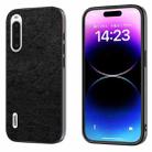 For Sony Xperia 10 V ABEEL Retro Litchi Texture PU Phone Case(Black) - 1