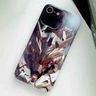 For iPhone SE 2022 / 2020 / 8 / 7 Painted Pattern Precise Hole PC Phone Case(Golden Robot) - 1