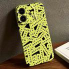 For iPhone 12 Painted Pattern Precise Hole PC Phone Case(Green Label) - 1