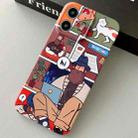 For iPhone 12 Painted Pattern Precise Hole PC Phone Case(Holiday Uncle) - 1