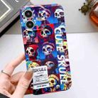 For iPhone 12 Painted Pattern Precise Hole PC Phone Case(Cute Skull) - 1