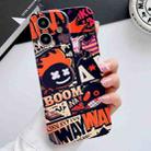 For iPhone 12 Painted Pattern Precise Hole PC Phone Case(Orange Comics) - 1