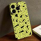For iPhone 11 Pro Max Painted Pattern Precise Hole PC Phone Case(Green Label) - 1