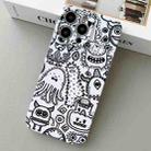 For iPhone 11 Pro Painted Pattern Precise Hole PC Phone Case(Bottle Monster) - 1