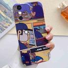 For iPhone XS Max Painted Pattern Precise Hole PC Phone Case(Working Comics) - 1