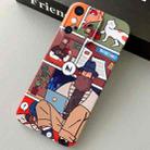For iPhone XS Max Painted Pattern Precise Hole PC Phone Case(Holiday Uncle) - 1