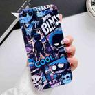 For iPhone 8 Plus / 7 Plus Painted Pattern Precise Hole PC Phone Case(Purple Comics) - 1