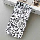 For iPhone 8 Plus / 7 Plus Painted Pattern Precise Hole PC Phone Case(Block Monster) - 1