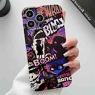 For iPhone 15 Pro Max Painted Pattern Precise Hole PC Phone Case(Comics Umbrella Boy) - 1