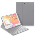 For iPad Air (2019) Electric Pressed Horizontal Flip Leather Case with Pen Slot & Holder without Keyboard(Grey) - 1