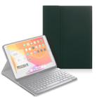 For iPad Pro 11 (2020) Electric Pressed Horizontal Flip Leather Tablet Case with Pen Slot & Holder without Keyboard(Dark Green) - 1