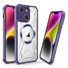 For iPhone 15 Plus CD Texture Magsafe Phone Case(Dark Purple) - 1