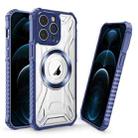 For iPhone 12 Pro Max CD Texture Magsafe Phone Case(Sapphire) - 1