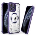 For iPhone 11 Pro CD Texture Magsafe Phone Case(Dark Purple) - 1