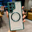 For Samsung Galaxy S23 Ultra 5G CD Texture Magsafe Phone Case(Dark Green) - 2